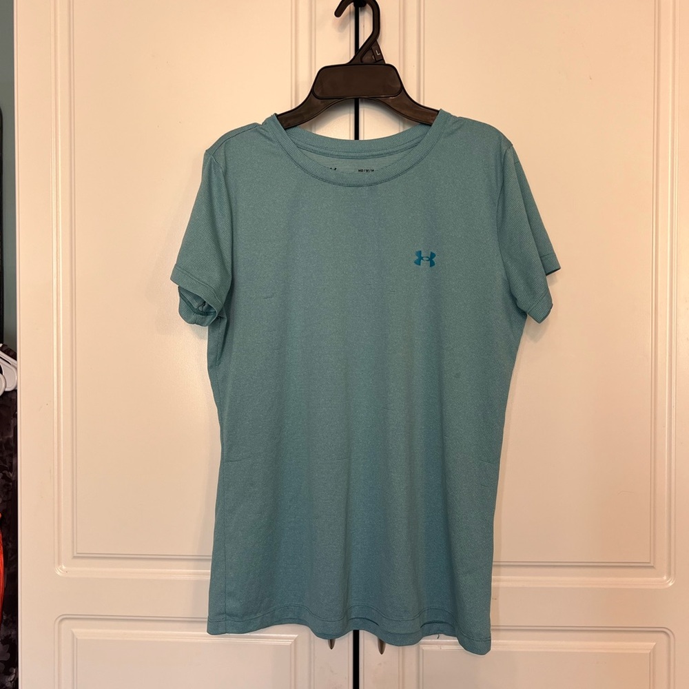 Under Armour Women's Loose-fit Short Sleeve Tee - Turquoise - M